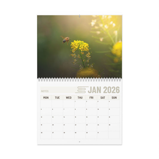 2026 Wildlife Photos Wall Calendar — Wildlife Photos Monthly Planner