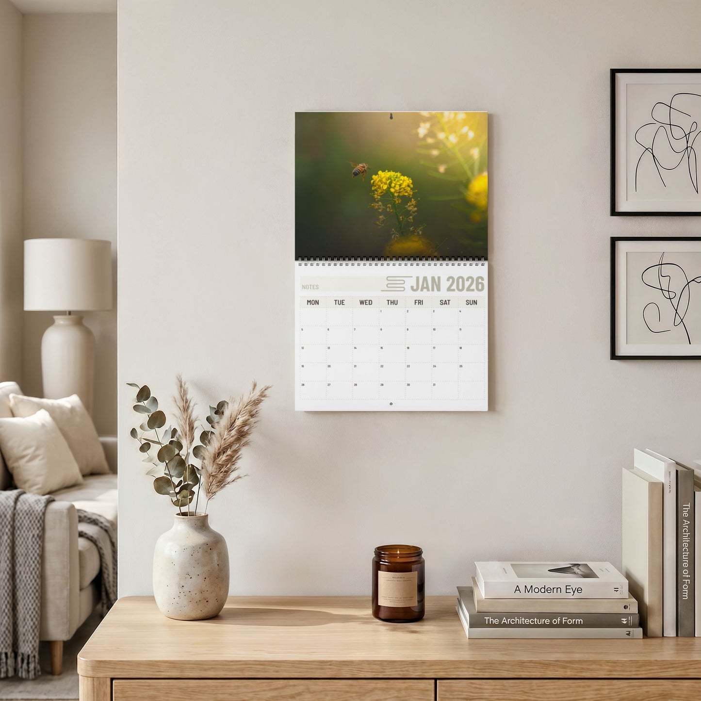 2026 Wildlife Photos Wall Calendar — Wildlife Photos Monthly Planner